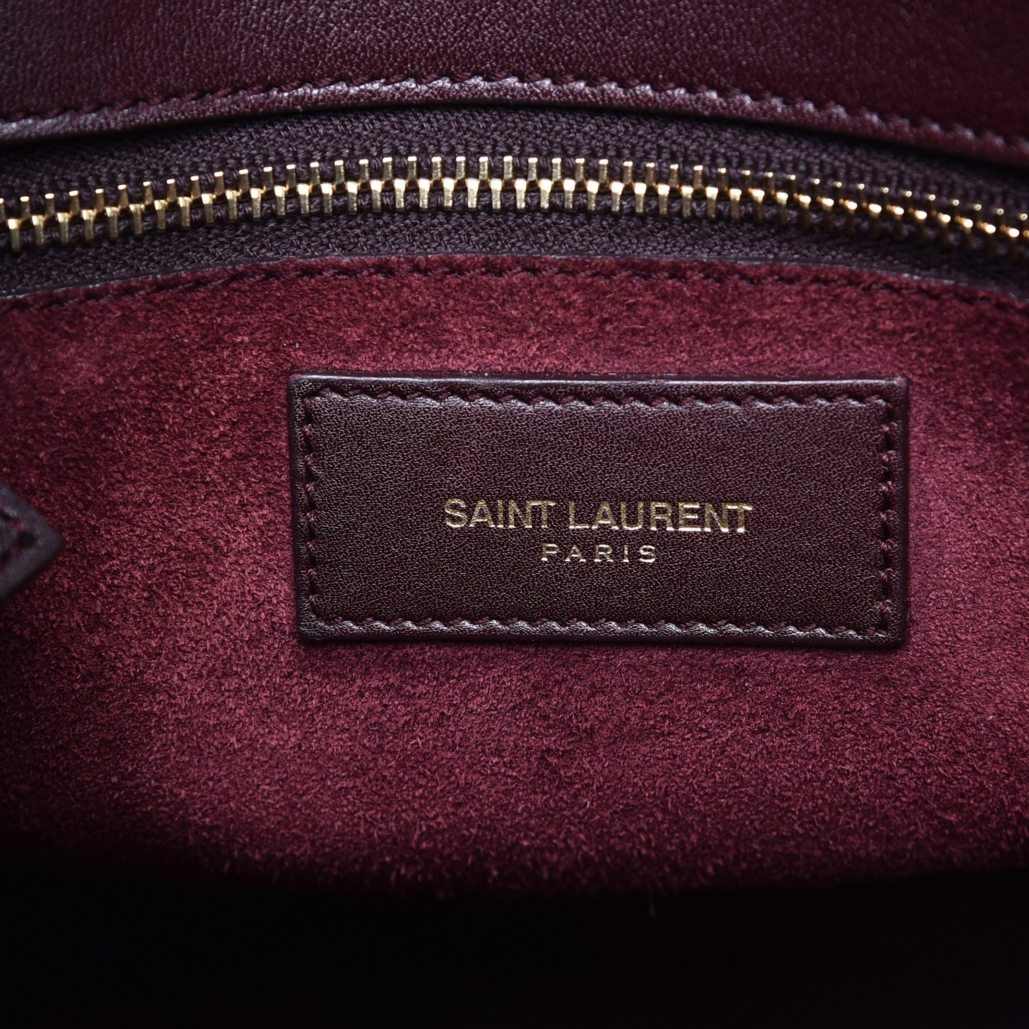 Saint Laurent Calfskin Small Sac De Jour Amarena 8 of 14