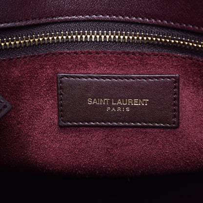 Saint Laurent Calfskin Small Sac De Jour Amarena 8 of 14