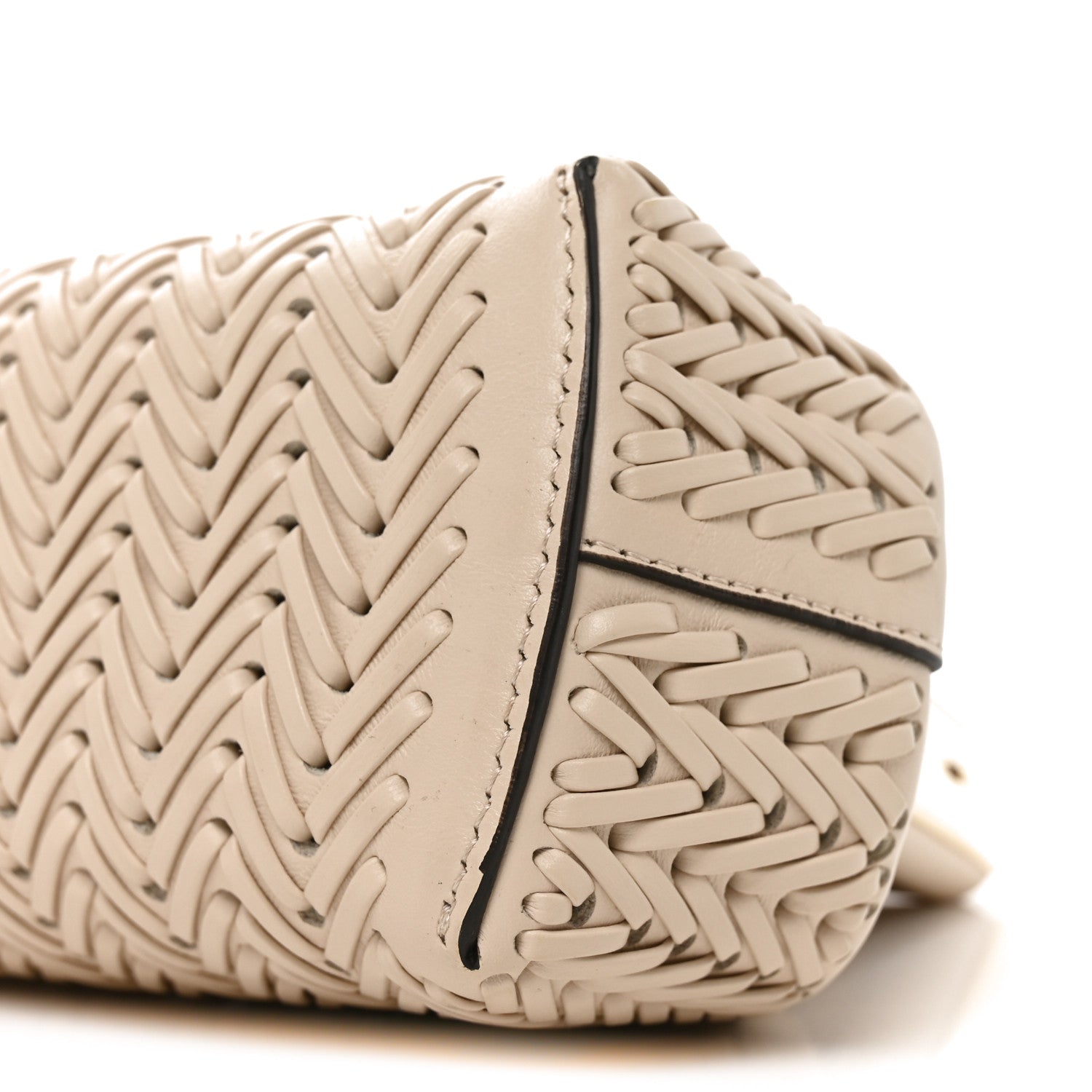 Fendi Vitello Grace Intreccio Nappa Small Fendi First Poudre 9 of 9