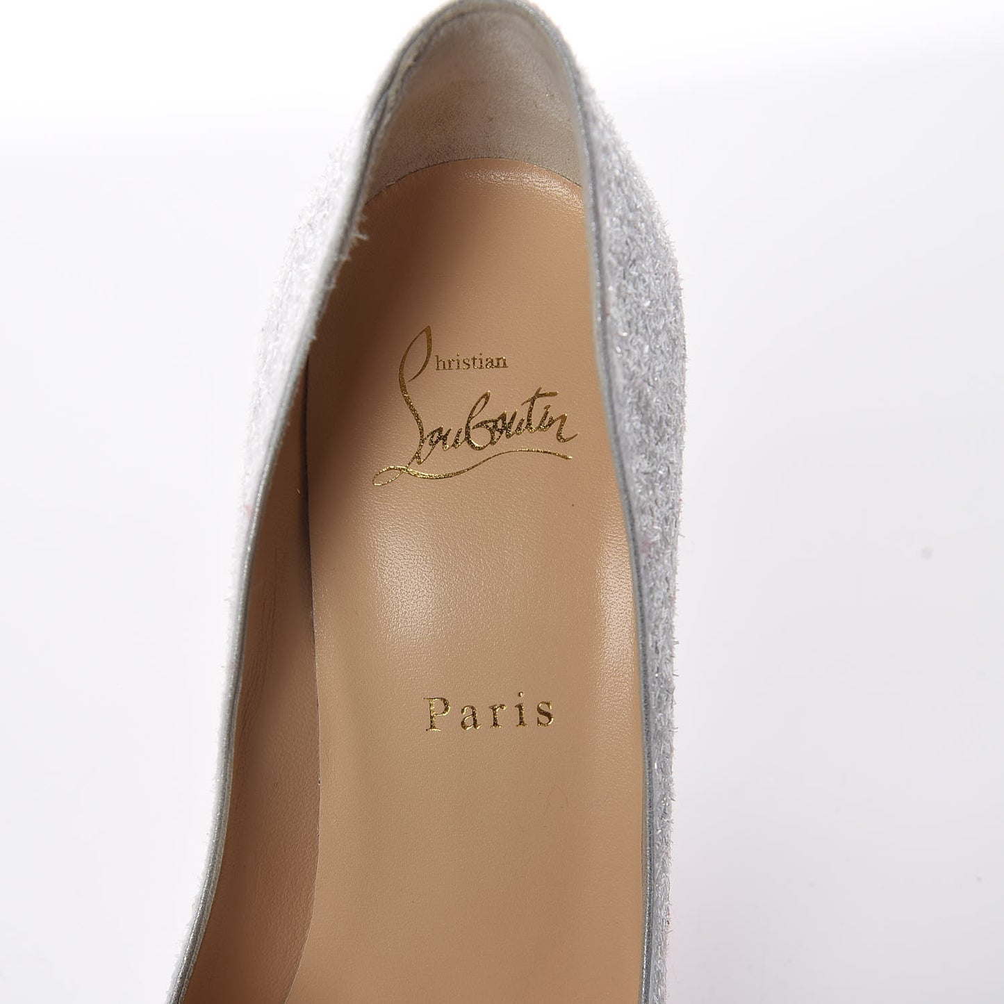 Glitter Givre Pigalle Follies 100 Pumps 39 White