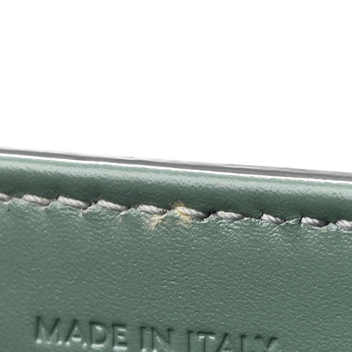 Satinated Calfskin Small 16 Top Handle Bag Celadon