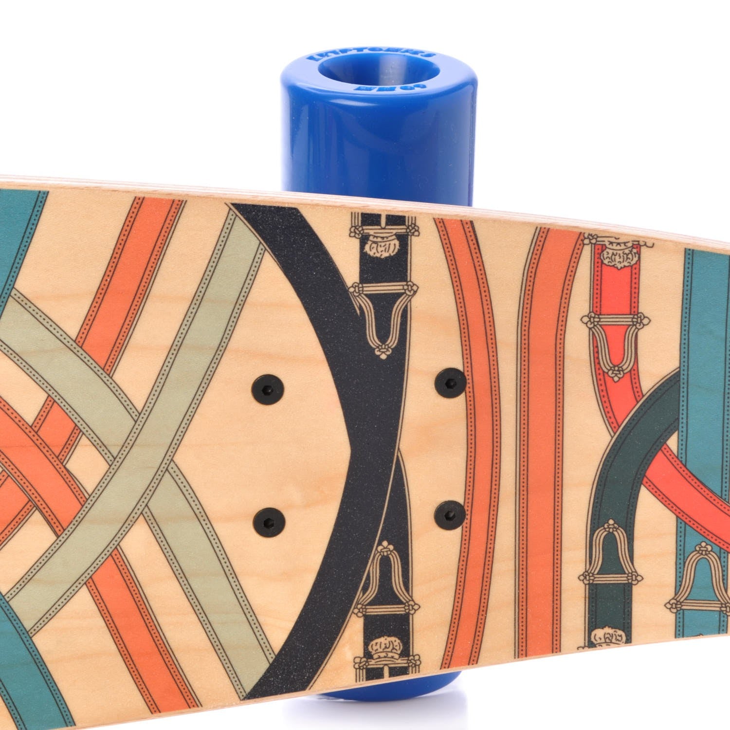 Hermes Beech Wood Modernes Cavalcadour Short Board Skateboard 13 of 15