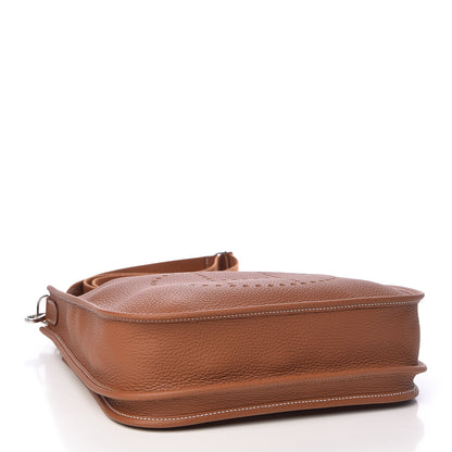 Hermes Taurillon Clemence Evelyne III PM Gold 4 of 11