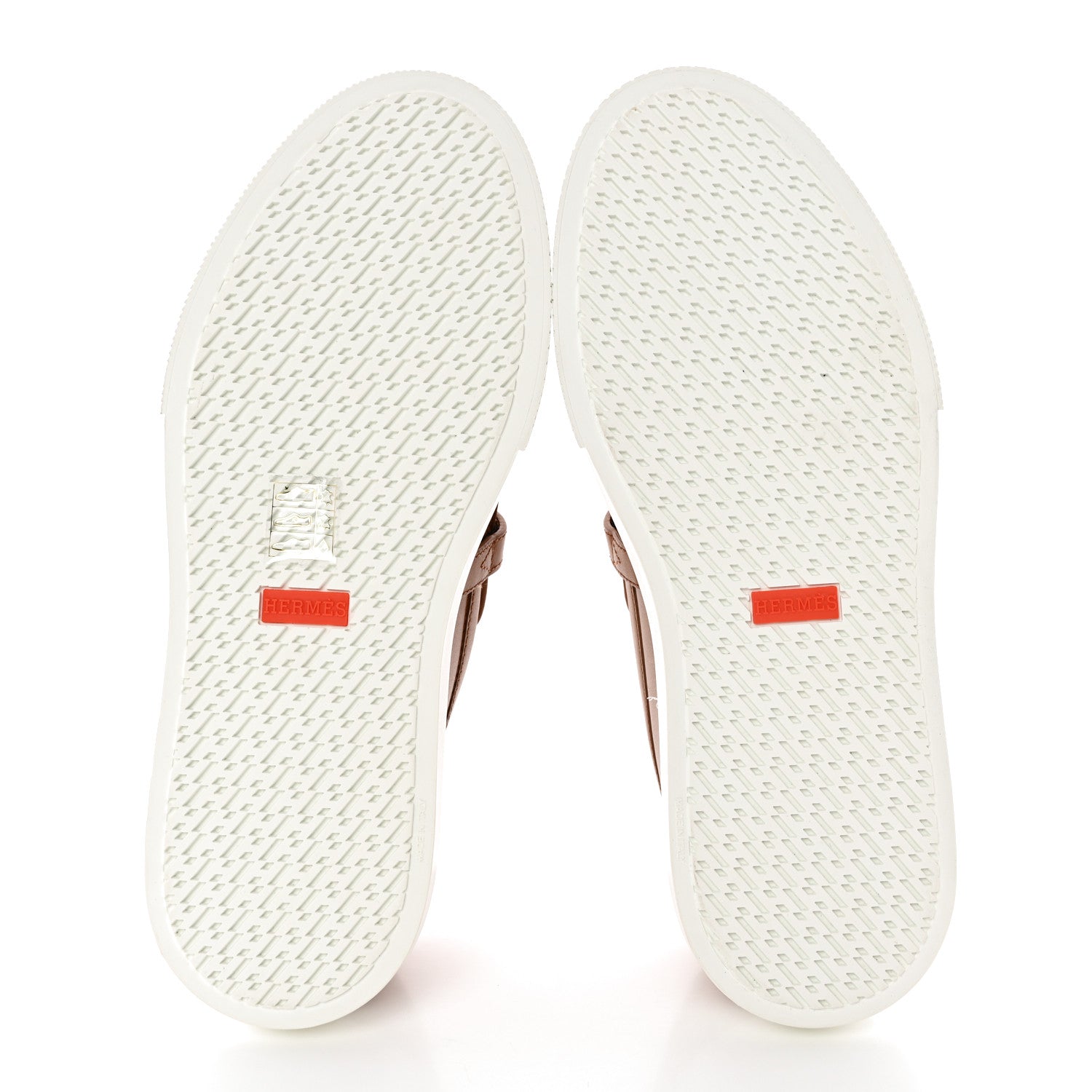 Hermes Calfskin Game Slip On Sneakers 39.5 Naturel 5 of 10