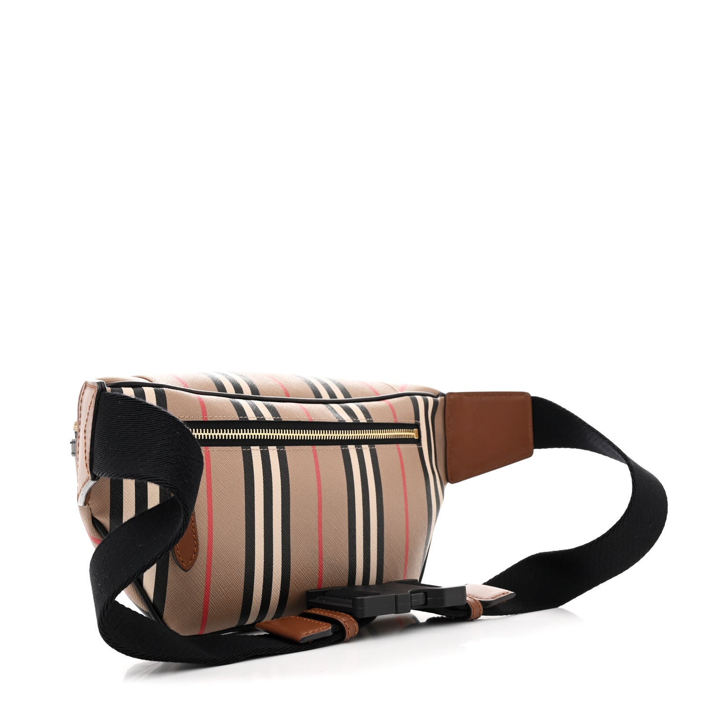E-Canvas Icon Stripe Sonny Bum Bag Archive Beige