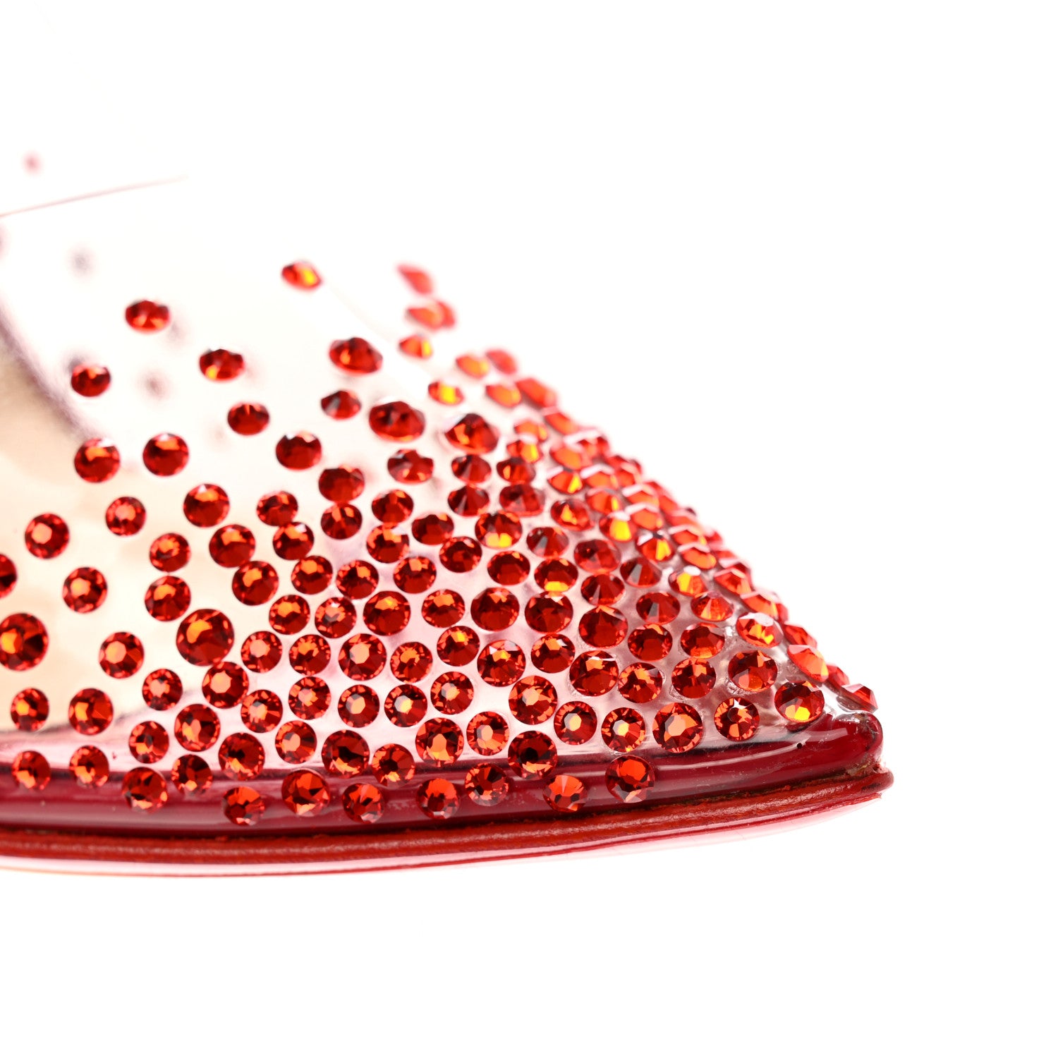 Christian Louboutin PVC Patent Degrastrass 100 Pumps 36.5 Red 8 of 12