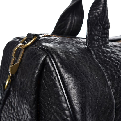 Alexander Wang Pebbled Lambskin Rocco Black Antique Brass Hardware 9 of 11
