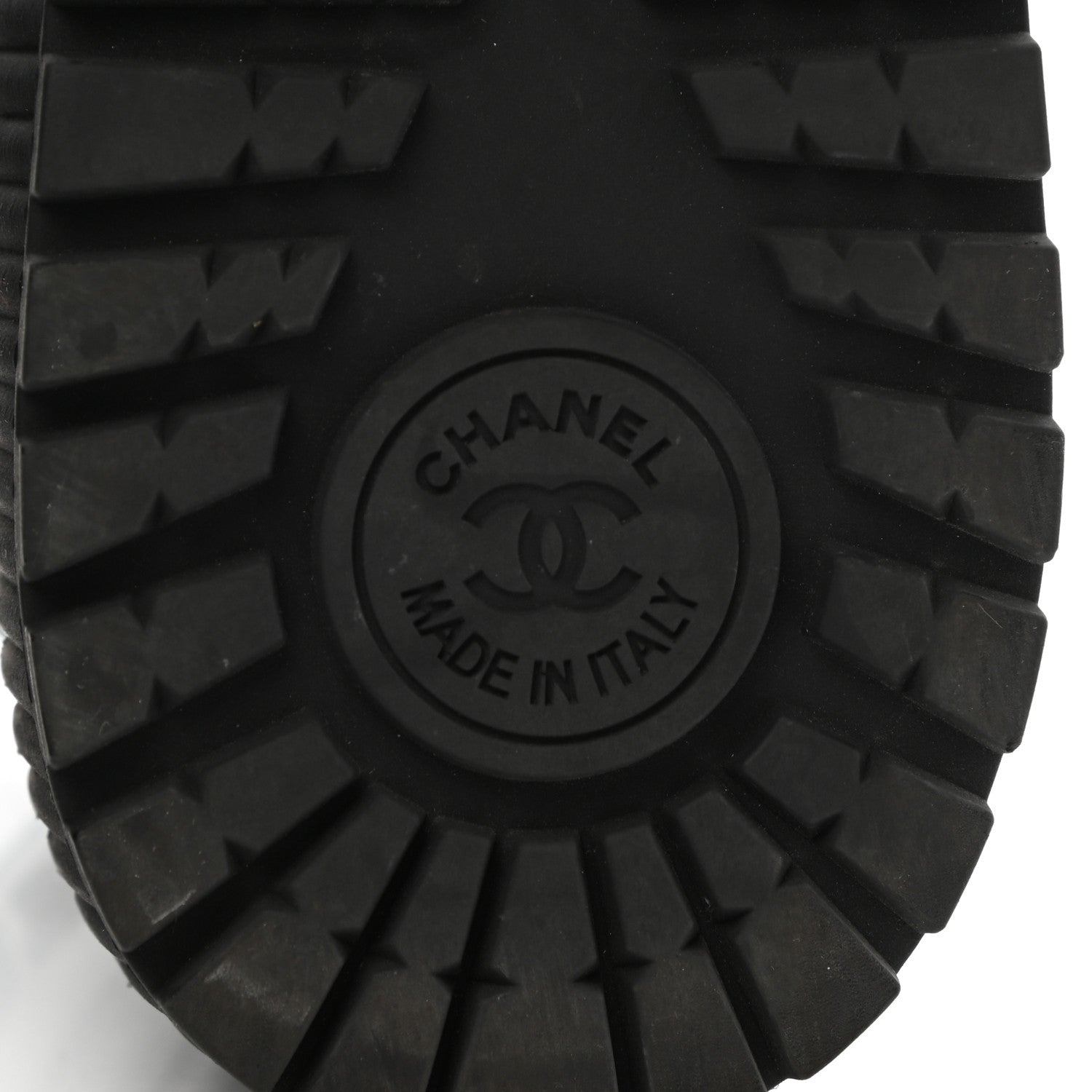 Chanel Aged Calfskin Lace Up Cap Toe Sneakers 40 Black White 6 of 8