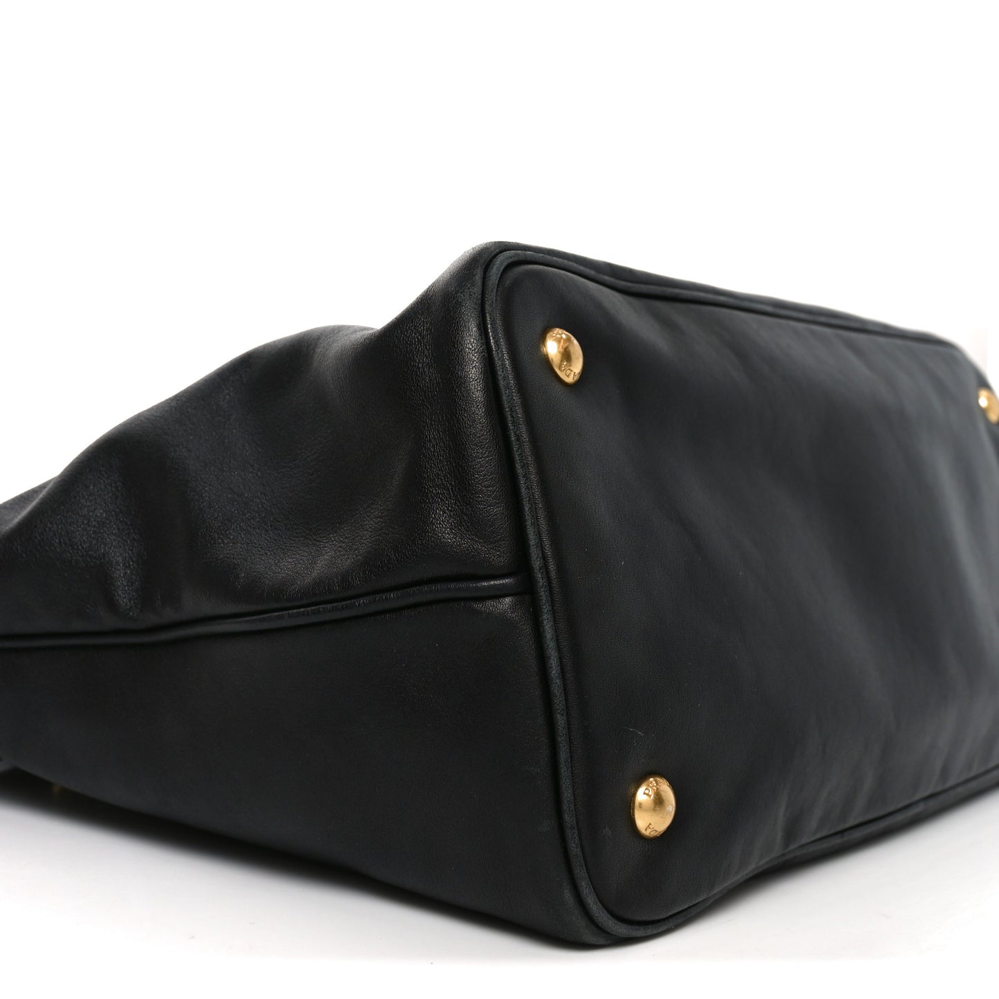 Soft Calfskin Shopping Tote Black