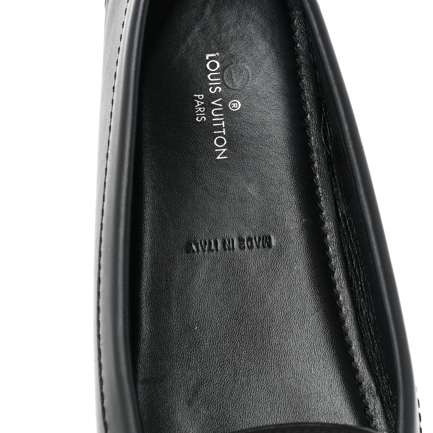 Louis Vuitton Calfskin Dauphine Loafers 36 Black 10 of 11