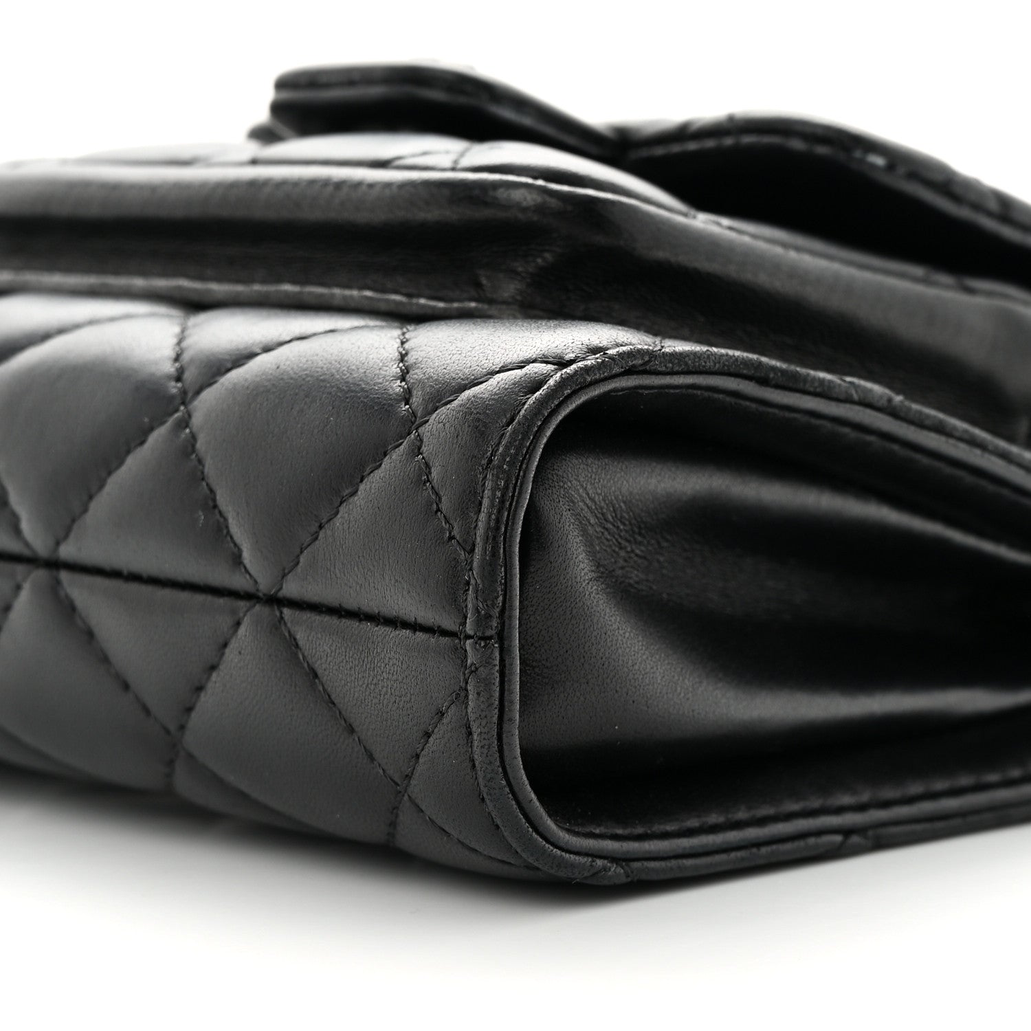 Chanel Lambskin Mineral Nights Pochette Wristlet Black 10 of 17