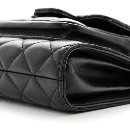 Chanel Lambskin Mineral Nights Pochette Wristlet Black 10 of 17