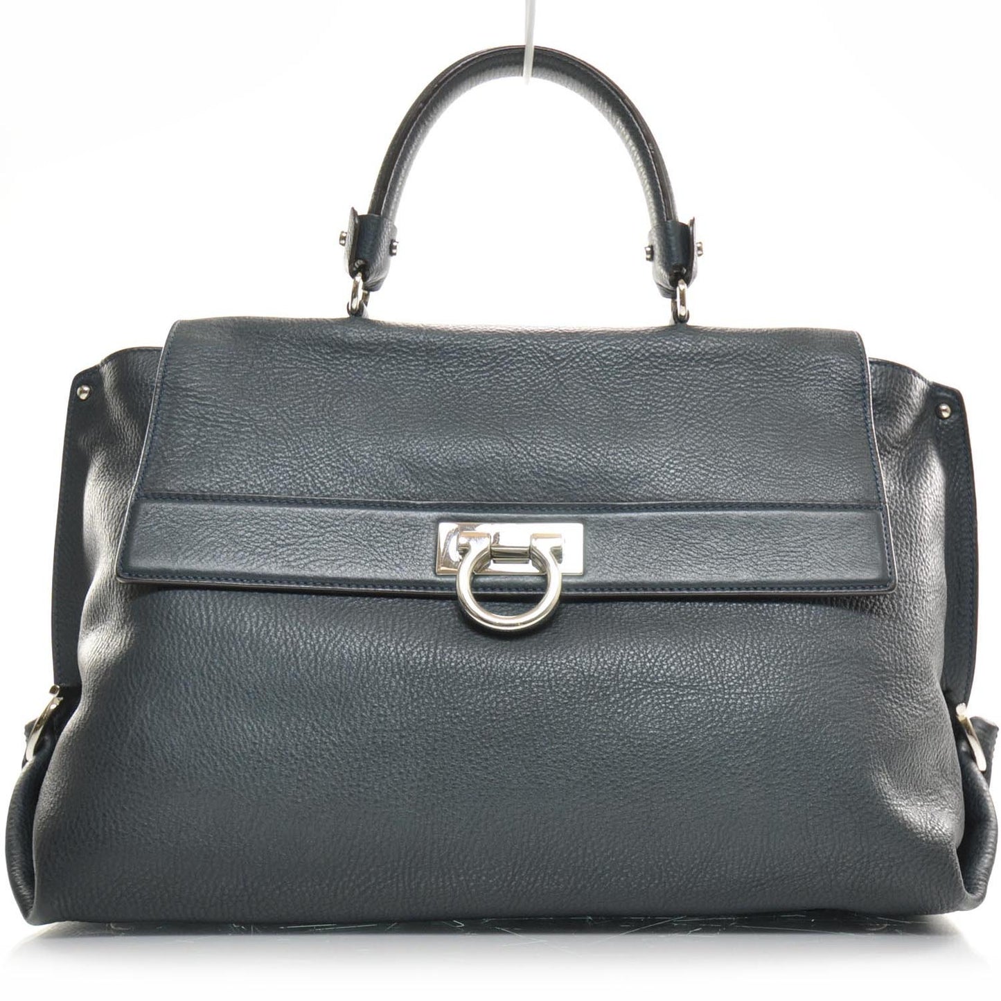 SALVATOREFERRAGAMOLeatherSofiaDarkGreen