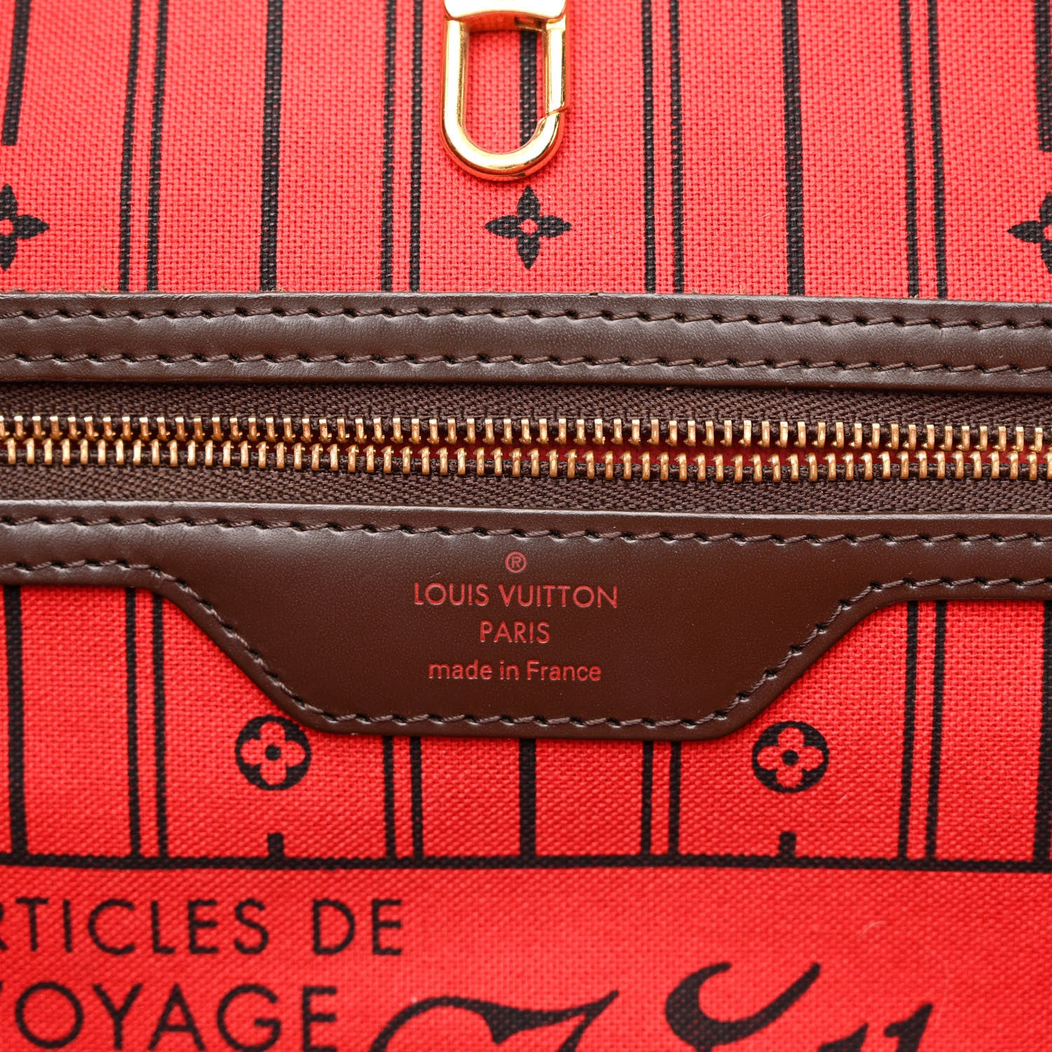 Louis Vuitton Damier Ebene Neverfull MM 6 of 14