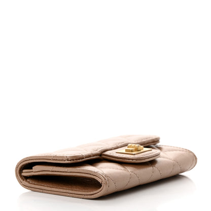 Chanel Metallic Calfskin Quilted Reissue Flap Card Holder Gold 4 of 9