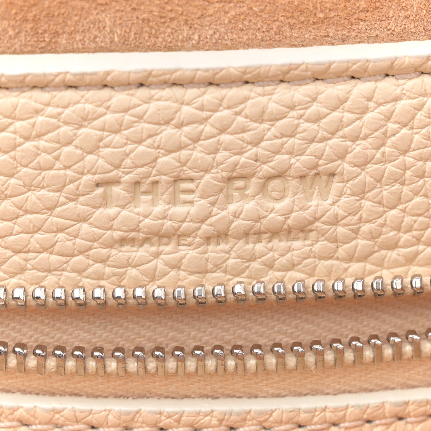 The Row Grained Calfskin Sidekick Beige 6 of 13