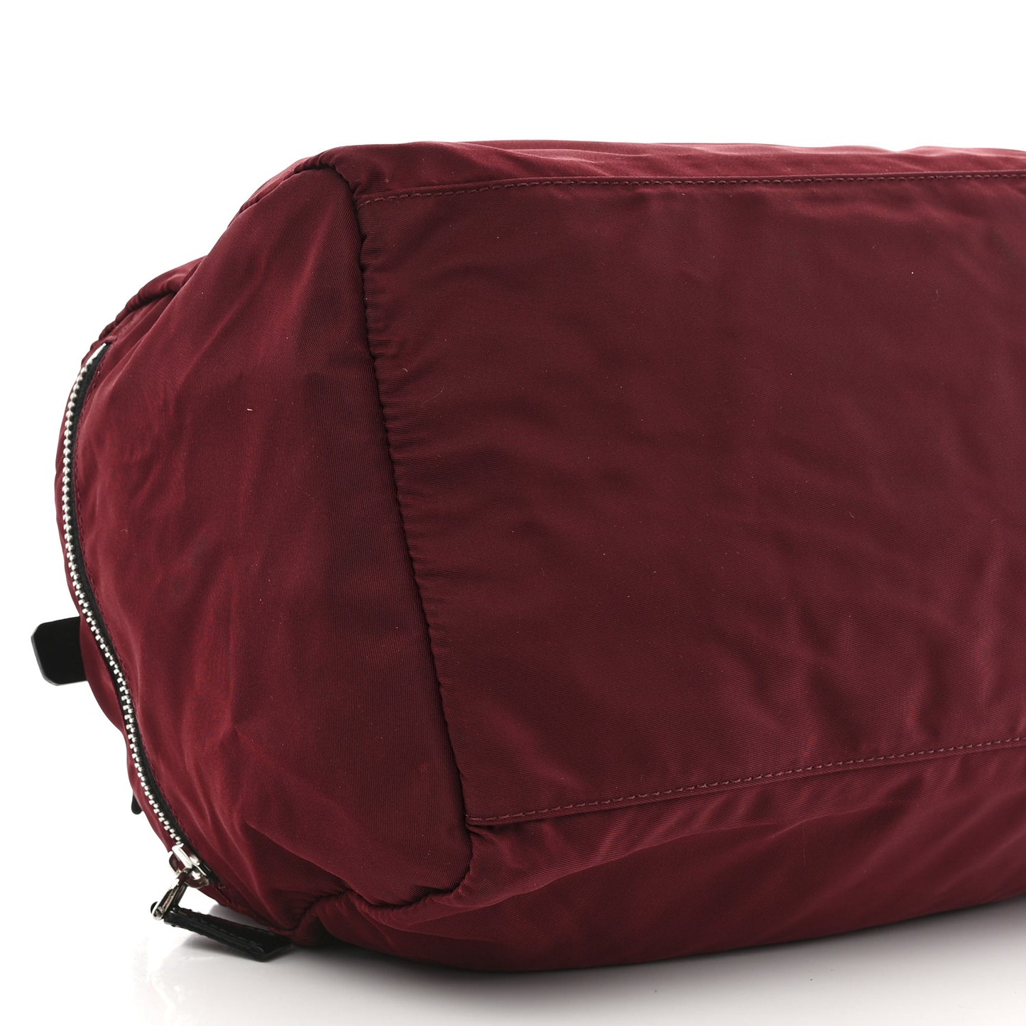 Tessuto Nylon Duffel Granato