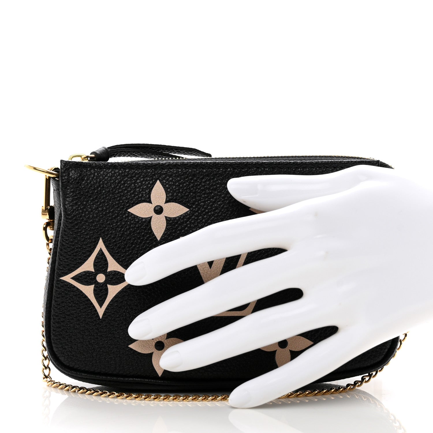 Louis Vuitton Empreinte Monogram Giant Mini Pochette Accessories Black 2 of 7