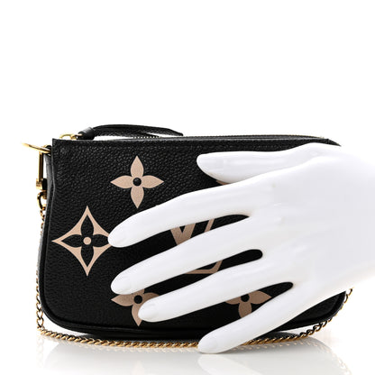Louis Vuitton Empreinte Monogram Giant Mini Pochette Accessories Black 2 of 7