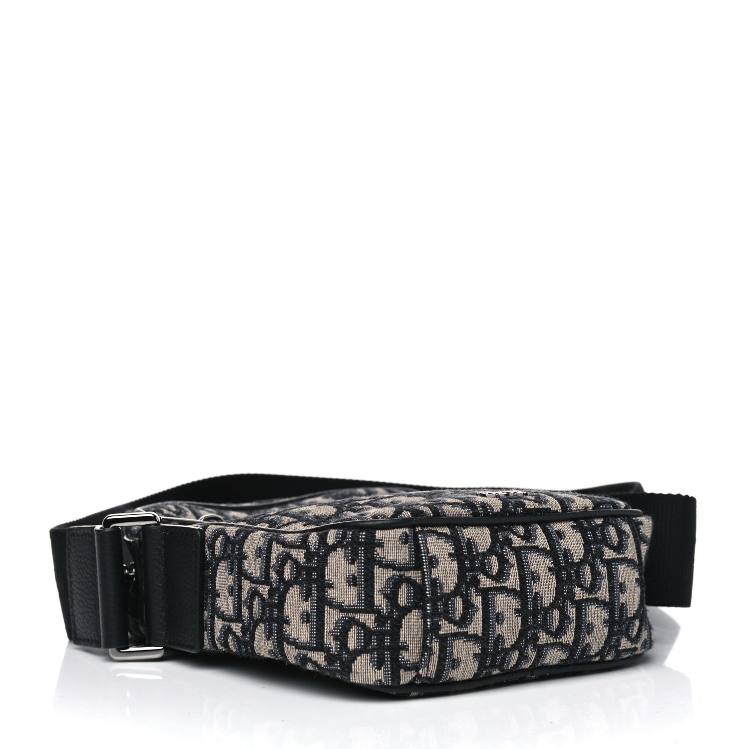 Christian Dior Oblique Messenger Pouch Beige Black 3 of 4