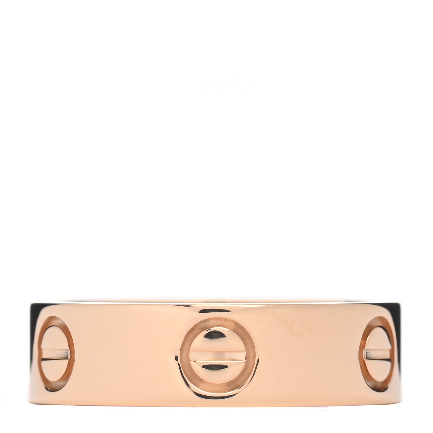 Cartier 18K Yellow Gold 5.5mm LOVE Ring 55 7.25 1 of 4