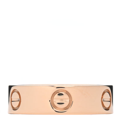 Cartier 18K Yellow Gold 5.5mm LOVE Ring 55 7.25 1 of 4