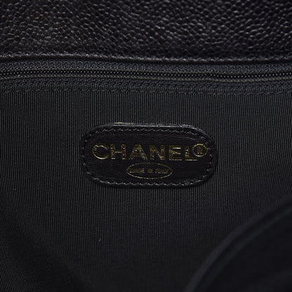 Chanel Caviar Large CC Shoulder Bag Black 8 of 11