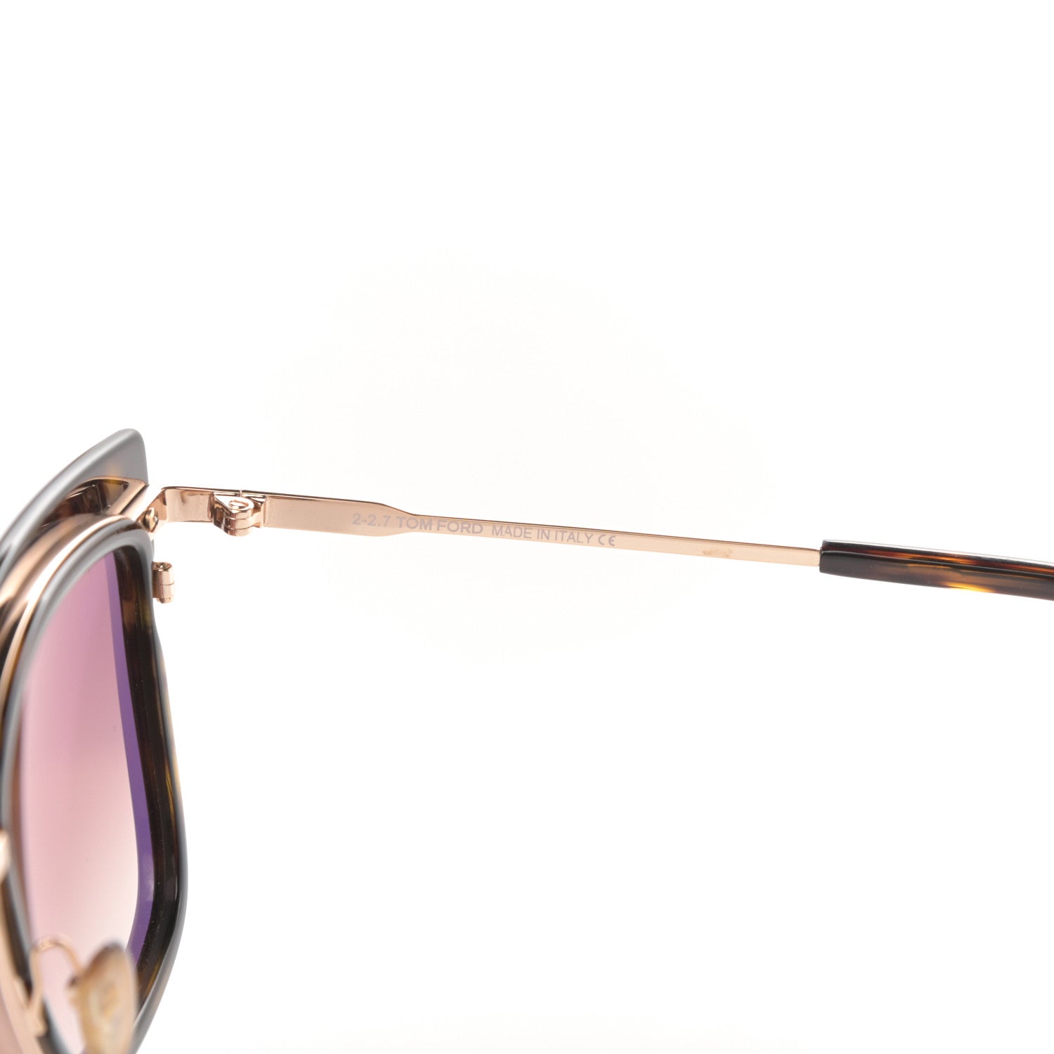Tom Ford Acetate Lara Sunglasses TF573 Black 6 of 8