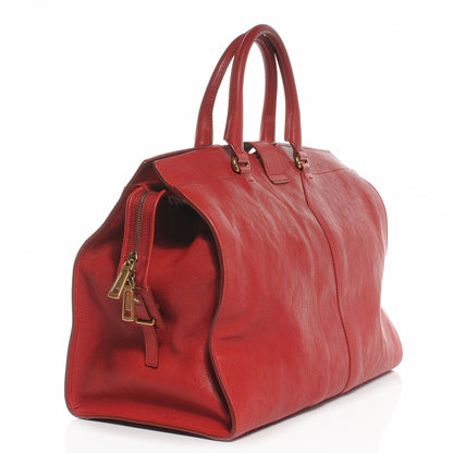 Saint Laurent Sheepskin Large Cabas ChYc Red 8 of 9