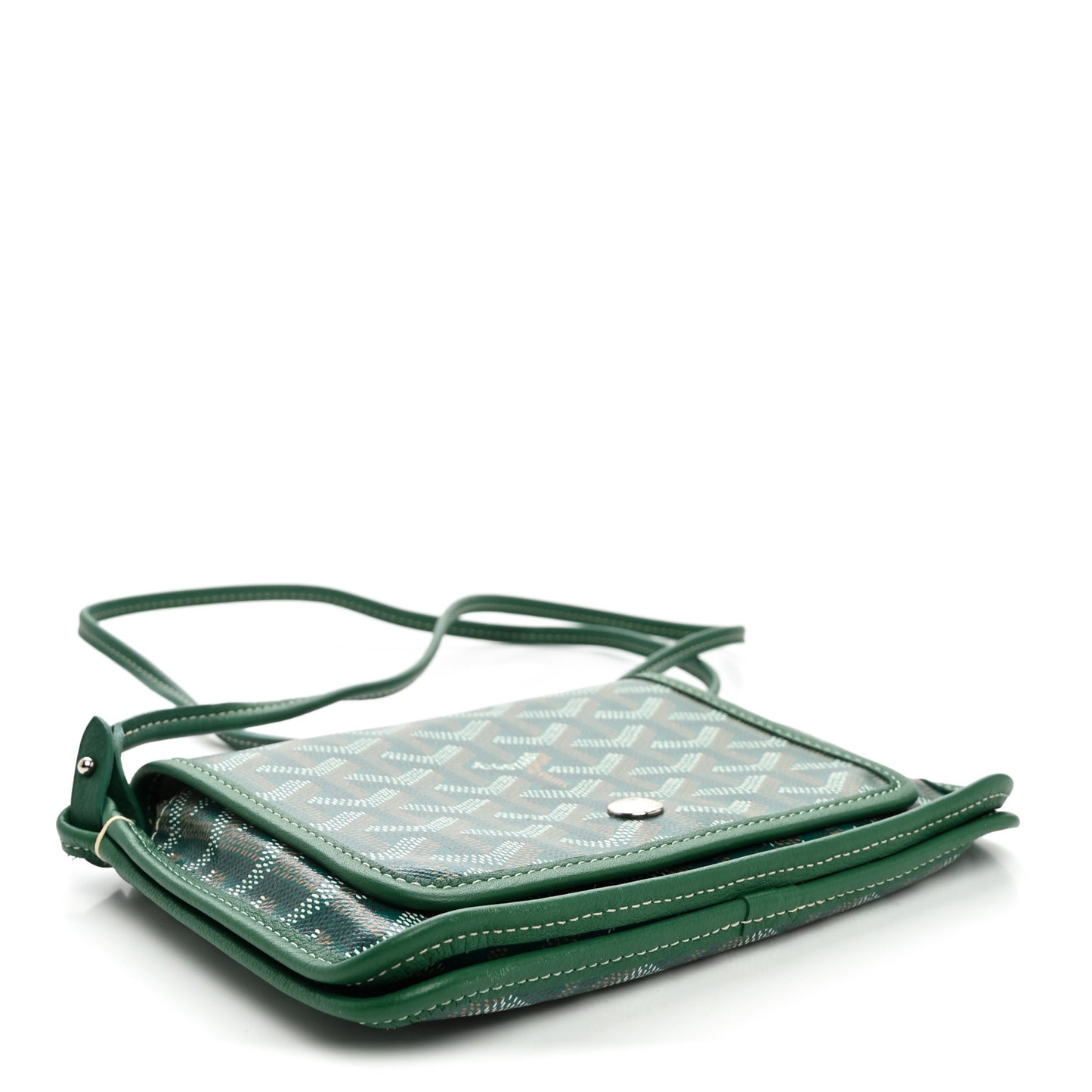Goyardine Plumet Wallet Clutch Green
