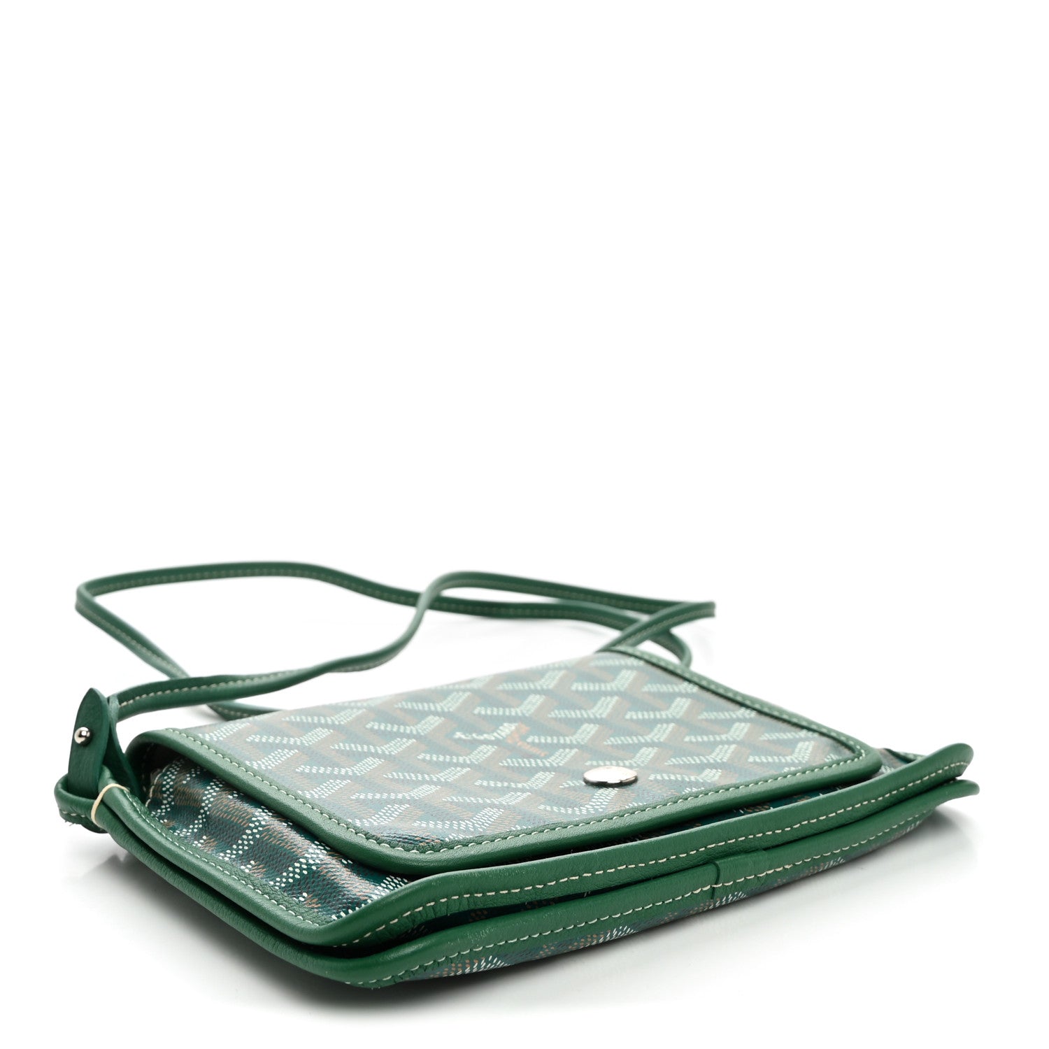 Goyard Goyardine Plumet Wallet Clutch Green 4 of 10