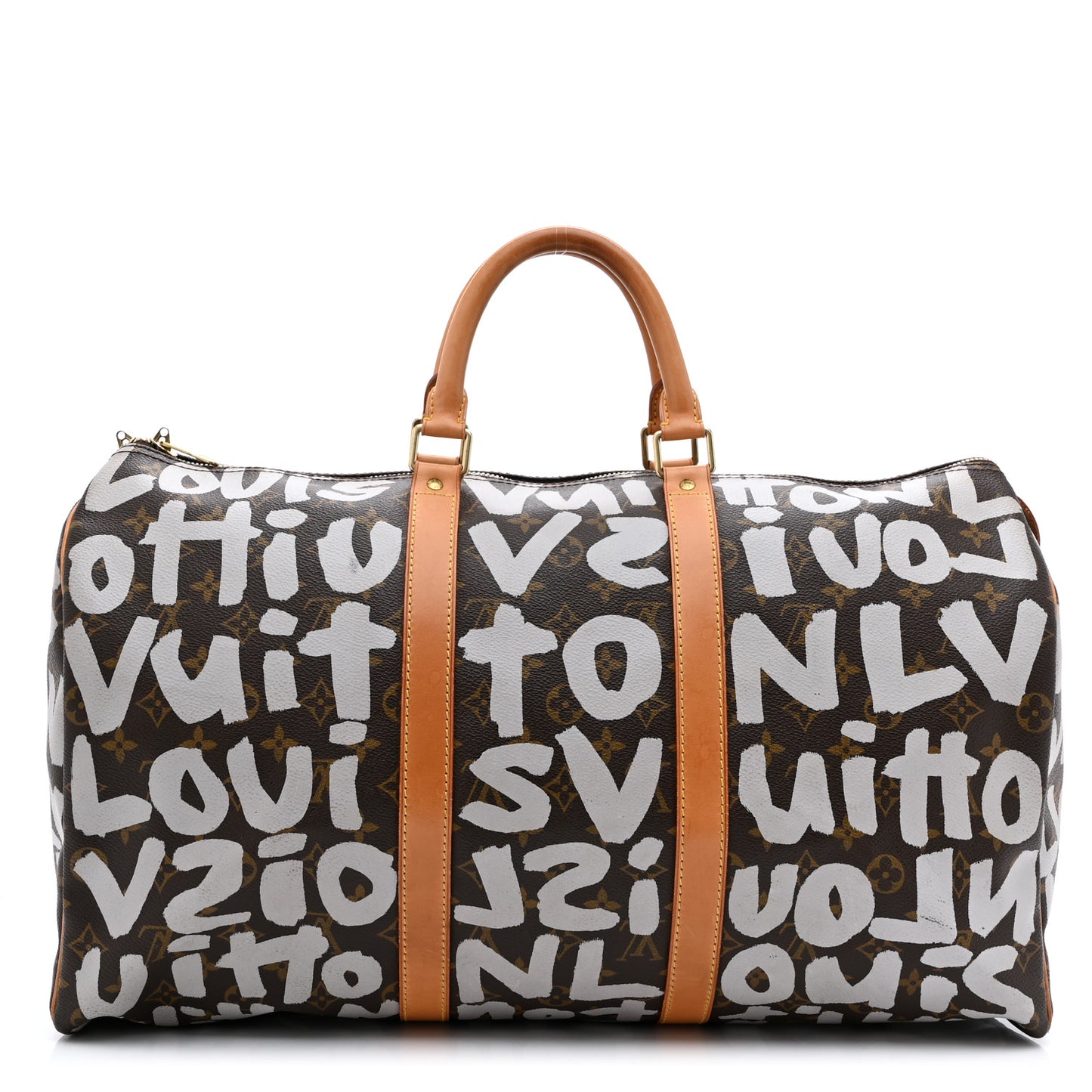 Monogram Graffiti Keepall 50 Silver
