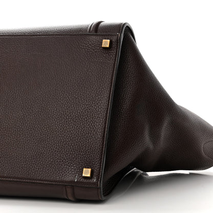 Celine Shiny Grained Calfskin Medium Phantom Luggage Brown 11 of 17