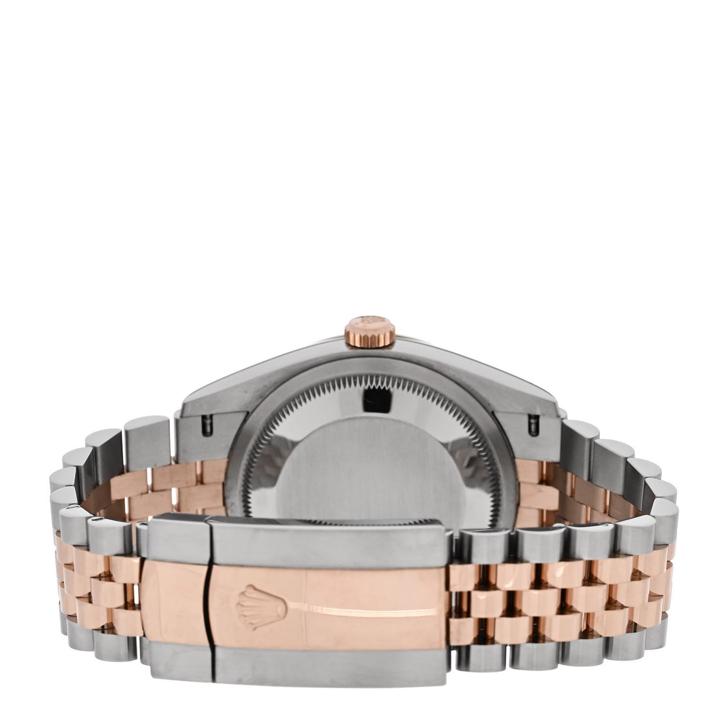 Stainless Steel 18K Everose Gold Diamond 36mm Oyster Perpetual Datejust Watch Chocolate Jubilee 126231