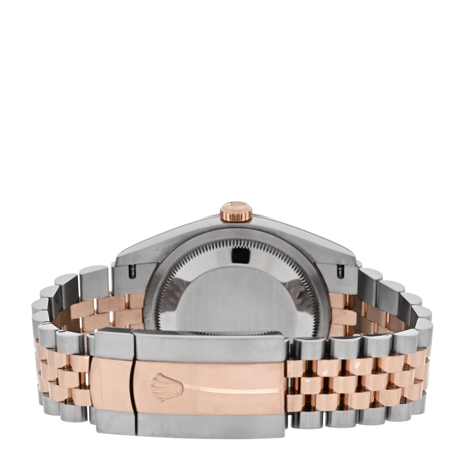 Rolex Stainless Steel 18K Everose Gold Diamond 36mm Oyster Perpetual Datejust Watch Chocolate Jubilee 126231 3 of 5