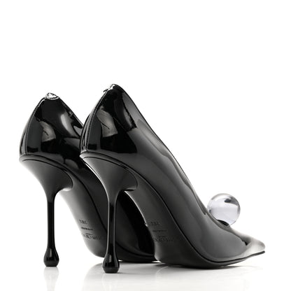 Jimmy Choo Patent Orb 95 Pumps 39.5 Black 5 of 10