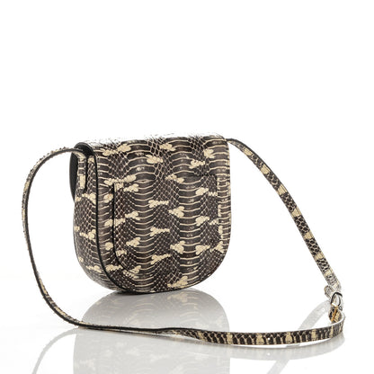 Celine Watersnake Small Trotteur Black White 3 of 6