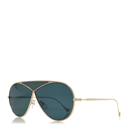 Loewe Metal Puzzle Medium Sunglasses LW40010U Gold 1 of 7