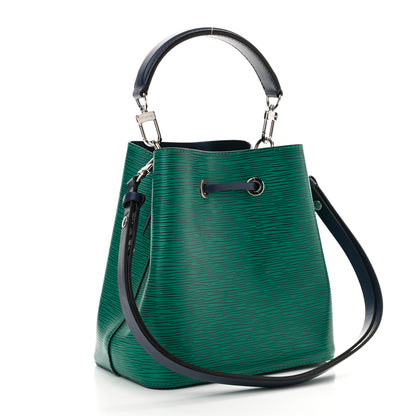 Louis Vuitton Epi Neonoe BB Emerald Green Indigo 3 of 10
