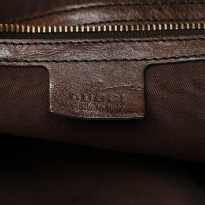 Gucci Monogram Large Jockey Hobo Dark Brown 13 of 19