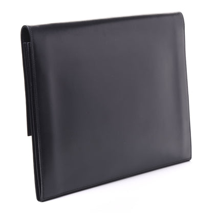 Hermes Box Marco Polo Club Clutch Bleu Marine 2 of 8