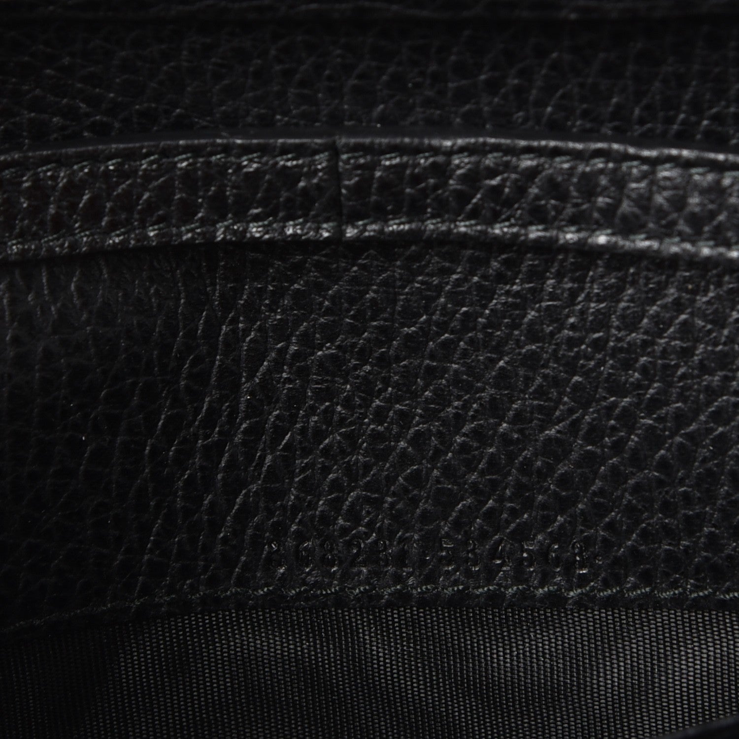 Gucci Dollar Calfskin Mini Swing Wallet Bag Black 6 of 8