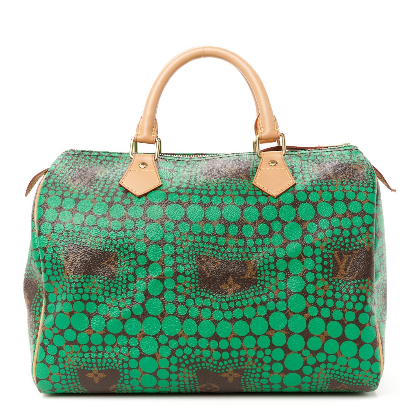 Monogram Kusama Town Speedy 30 Green