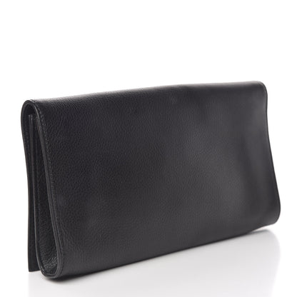 Gucci Pebbled Calfskin Medium Soho Clutch Black 3 of 14