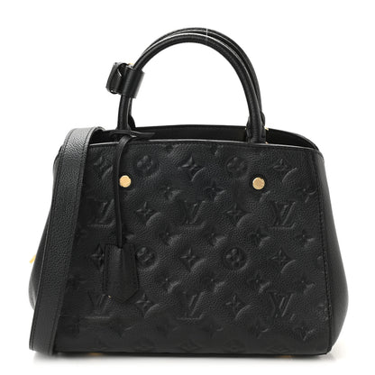 Louis Vuitton Empreinte Montaigne BB Black 1 of 8
