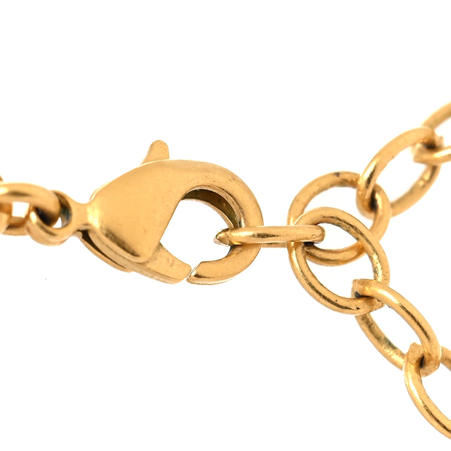 Christian Dior Metal Petit CD Choker Necklace Gold 4 of 5