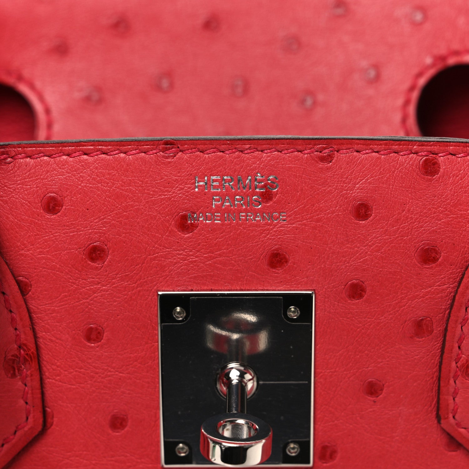 Hermes Ostrich Birkin 30 Bougainvillea 6 of 10