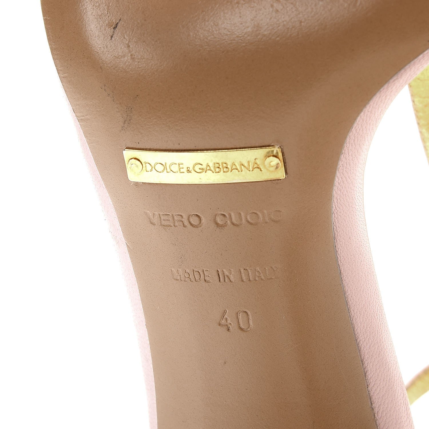 Dolce & Gabbana Nappa Sex Chain Sandals 40 Rosa 7 of 16