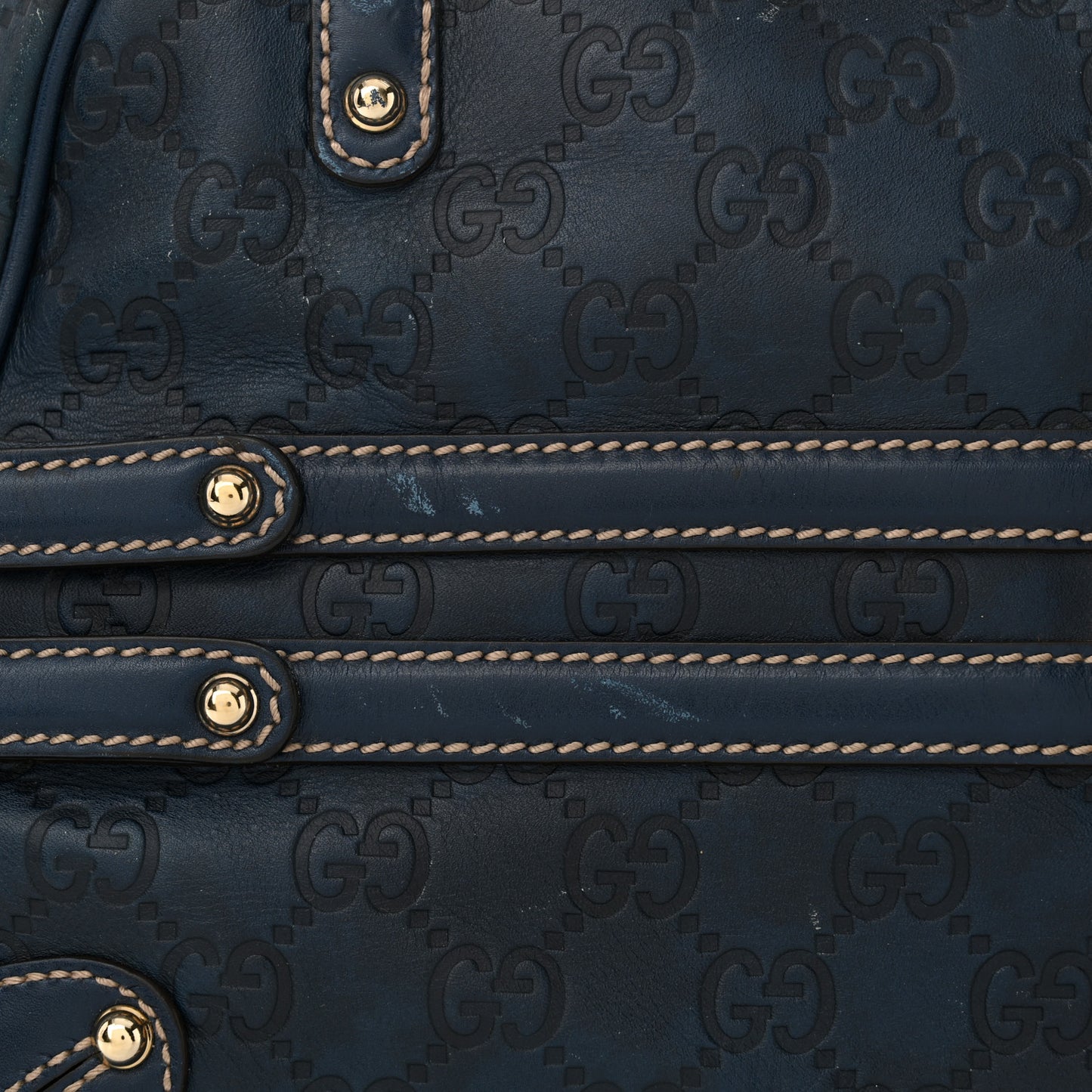 Guccissima Large Wave Boston Blue