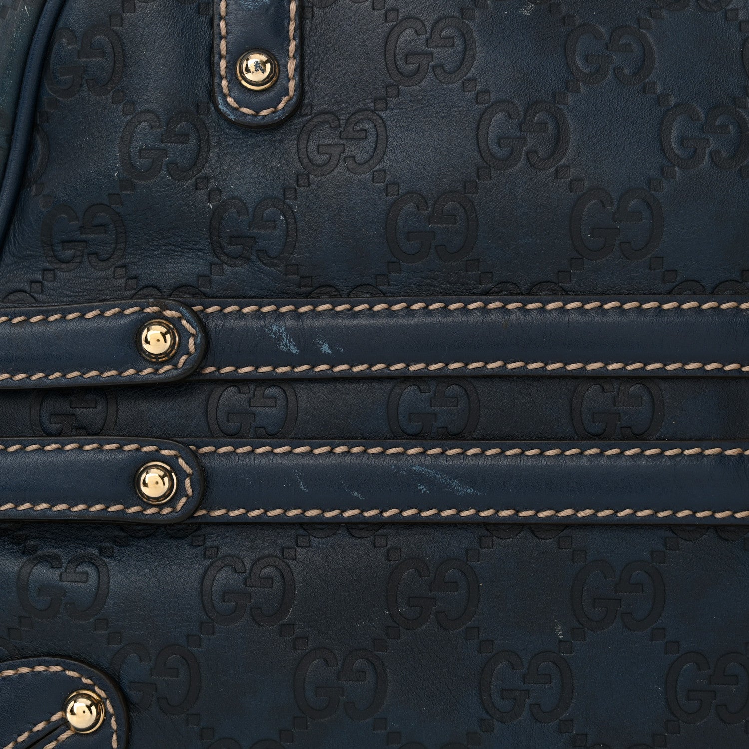 Gucci Guccissima Large Wave Boston Blue 15 of 17